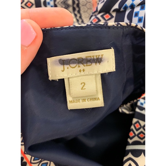 Patterned J. Crew Dress - Picture 3 of 7